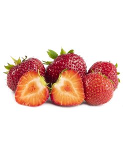 Elsanta aardbeien van aardbeienplant
